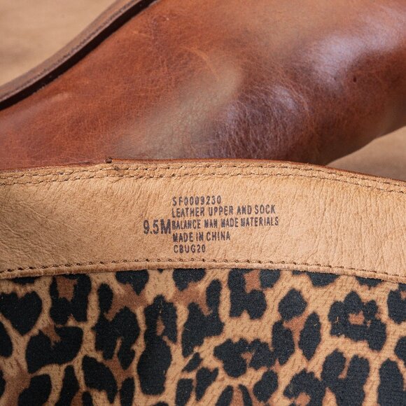 Sofft Women Sharnell II Brown Leather Back Lace-up Rust Riding Knee Boots 9.5 - Picture 9 of 10